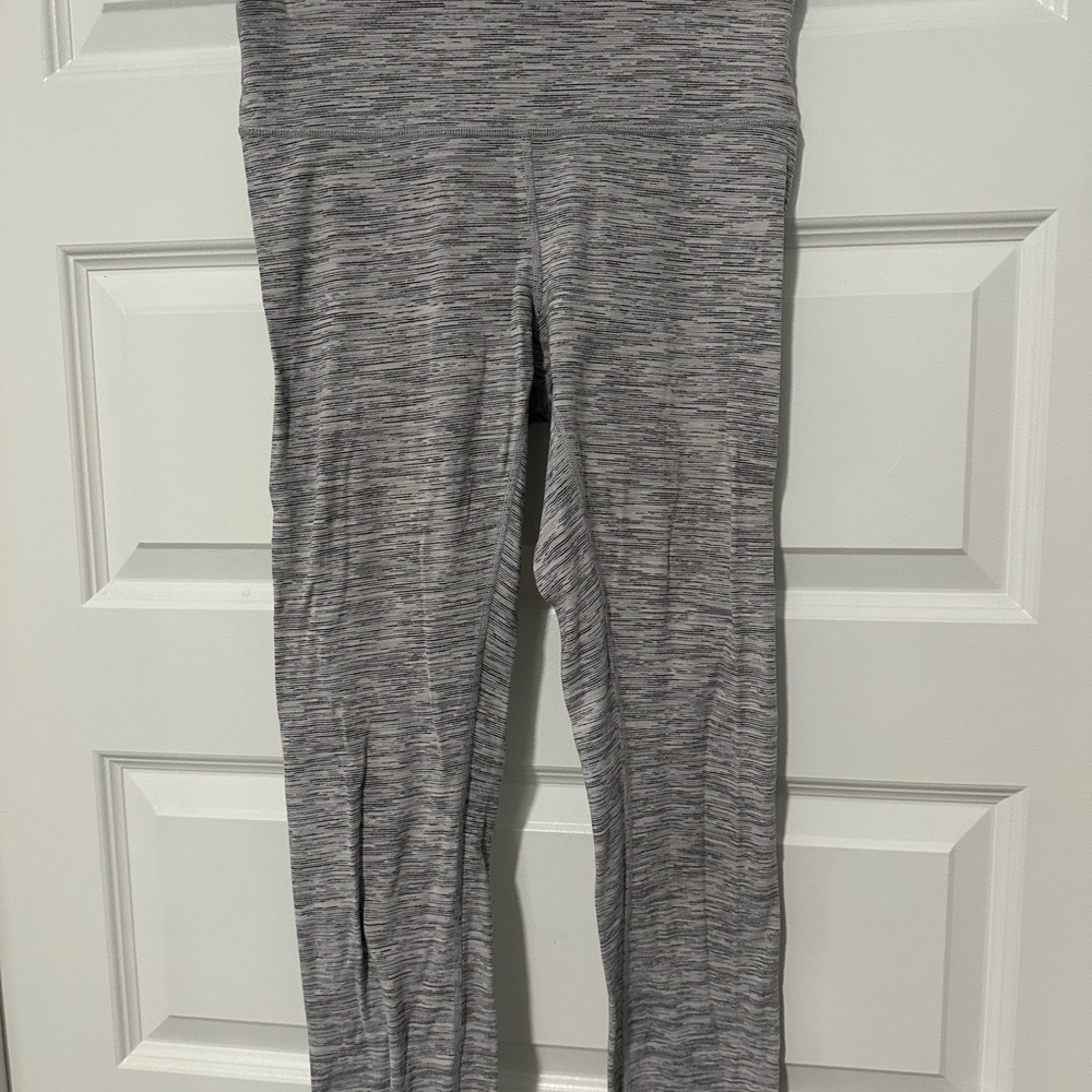 Lululemon Gray High-Waisted Leggings